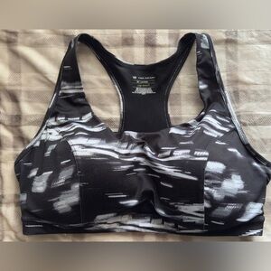 LIKE NEW Tek Gear 3X Low Impact Sports Bra- BLACK, Gray, and White